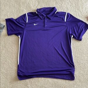 Nike Deep Purple Polo with White Details